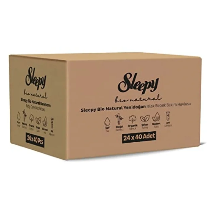 Bio Natural Yenidoğan Islak Bebek Bakım Havlusu 24X40 Adet