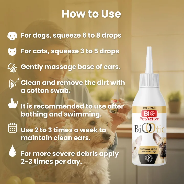 Biootic Kedi-Köpek Kulak Temizleyicisi 100Ml