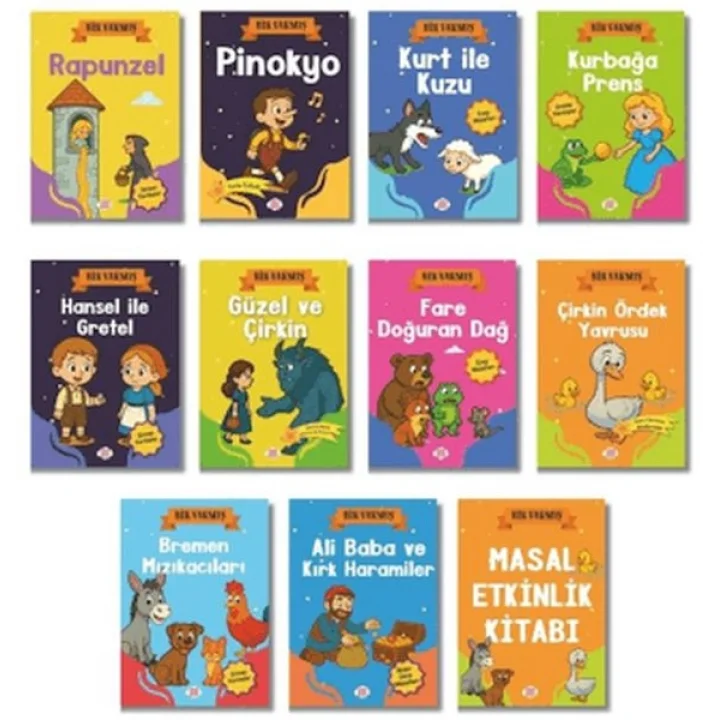 Bir Varmış Seti (10 Kitap +1 Aktivite Takım)