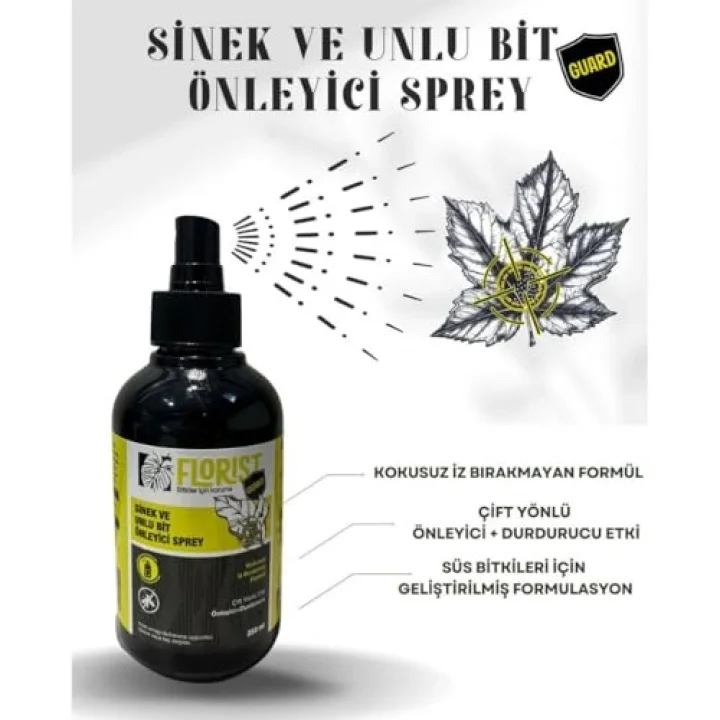 Bitkiler Için Sinek ve Unlu Bit Önleyici Sprey