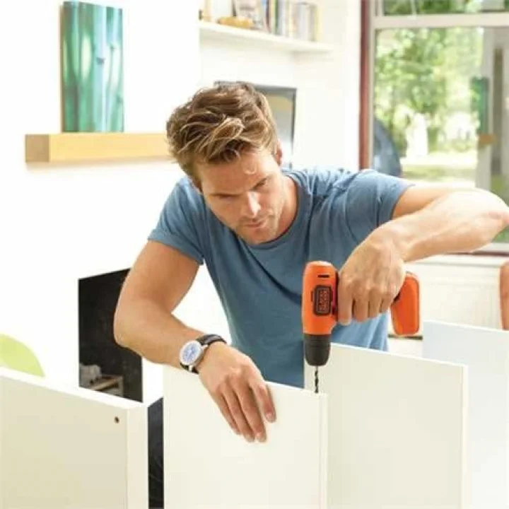 Black + Decker BDCD8 Akülü Vidalama, Turuncu