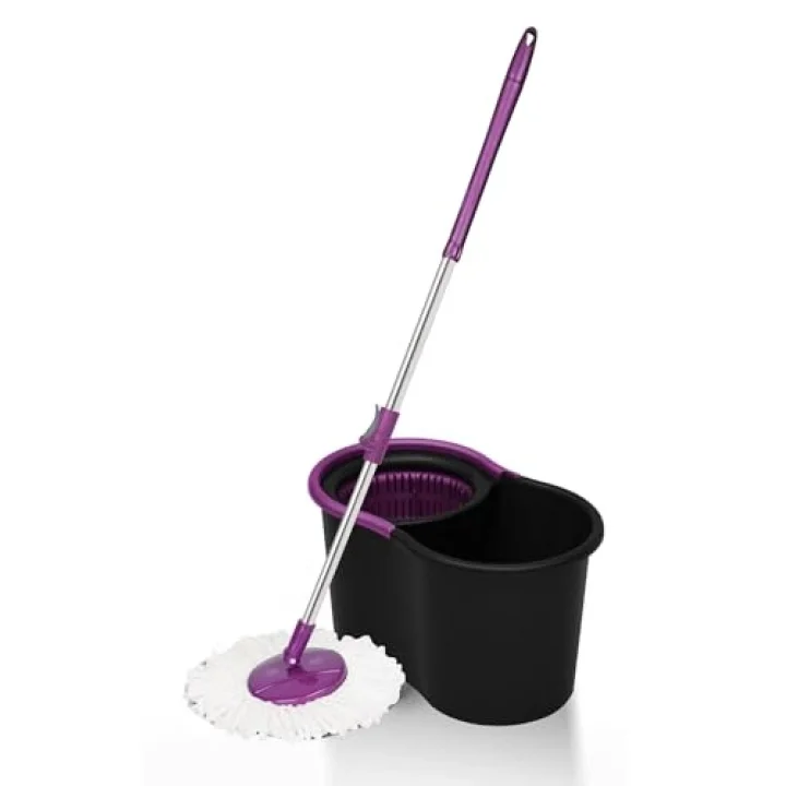 Black Edition Otomatik Temizlik Seti - Kova Mop Seti