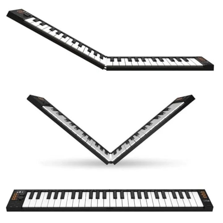 Blackstar Folding 49 Tuşlu Taşınabilir ve Katlanabilir Midi Klavye (Siyah)