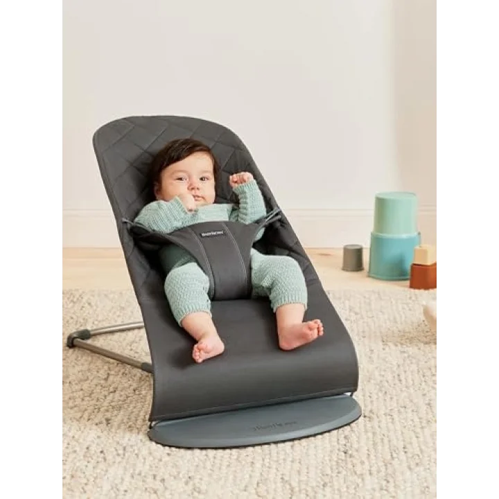 Bliss bebek beşiği, dokuma, klasik dikişli, antrasit gri