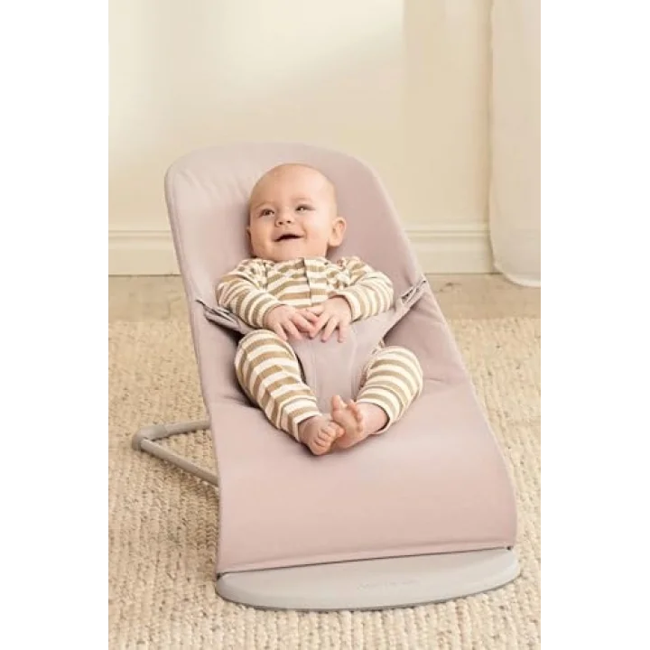 Bliss bebek beşiği, dokuma melanj, açık pembe