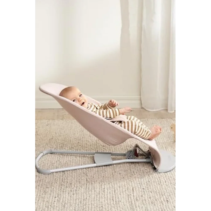 Bliss bebek beşiği, dokuma melanj, açık pembe