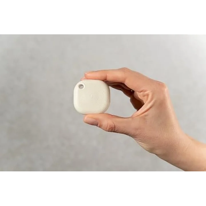 Blu Button Tough Ivory – Smart Scene Bluetooth tuşu, ev otomasyonu, IP54 sertifikalı, uzun menzil (10 – 30 m), çoklu tıklama etkinleştirme, ağ geçidi gerekli, BTHome protokolü