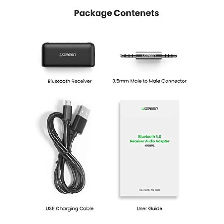 Bluetooth 5.0 Kablosuz Müzik Alıcı Audio Receiver