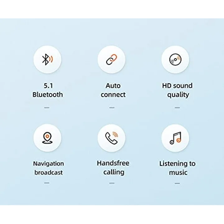 Bluetooth Car Receiver Aux, Gri