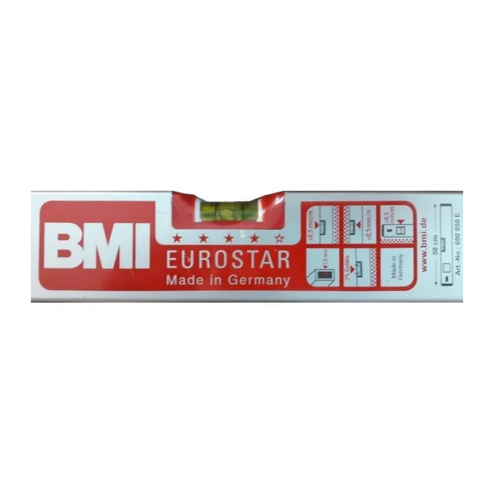 Mey İthalat® BMI Eurostar 690 Alüminyum Su Terazisi 120 Cm