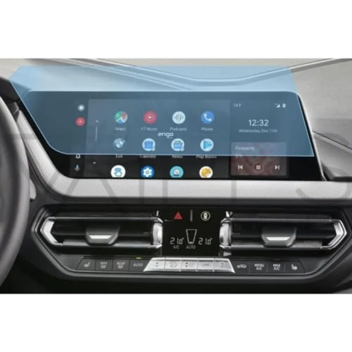 Bmw 118i Multimedya 10.25 İnç İle Uyumlu Ekran Koruyucu Şeffaf Nano