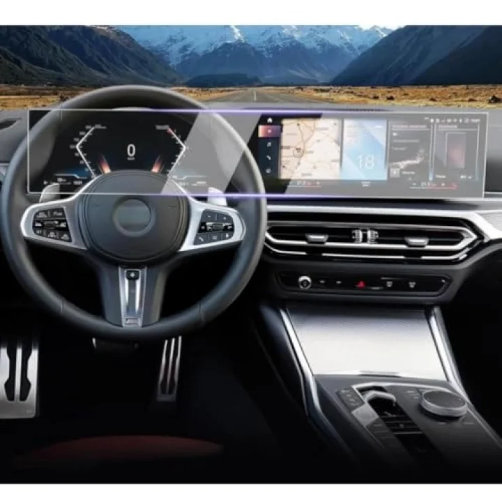 Bmw i4 M50 İle Uyumlu Ekran Koruyucu Şeffaf Nano Tam Kaplama Tek Parça