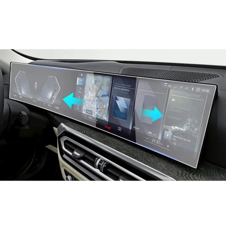 Bmw i4 M50 İle Uyumlu Ekran Koruyucu Şeffaf Nano Tam Kaplama Tek Parça