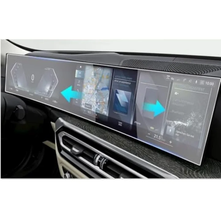 Bmw i4 M50 İle Uyumlu Mat Ekran Koruyucu Şeffaf Tam Kaplama Tek Parça