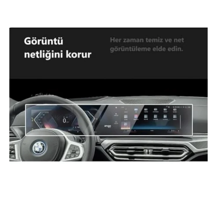 Bmw M4 İle Uyumlu Mat Ekran Koruyucu Şeffaf Tam Kaplama Tek Parça