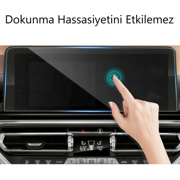 Bmw X3 12.3 İnç İle Uyumlu Ekran Koruyucu Multimedya Parlak Nano