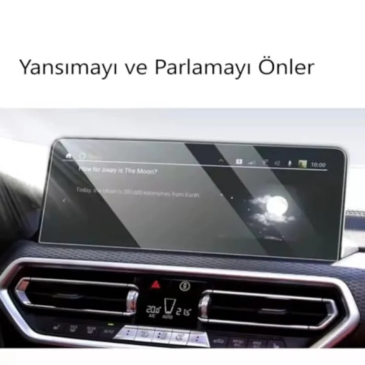 Bmw X3 12.3 İnç İle Uyumlu Mat Ekran Koruyucu Multimedya Şeffaf
