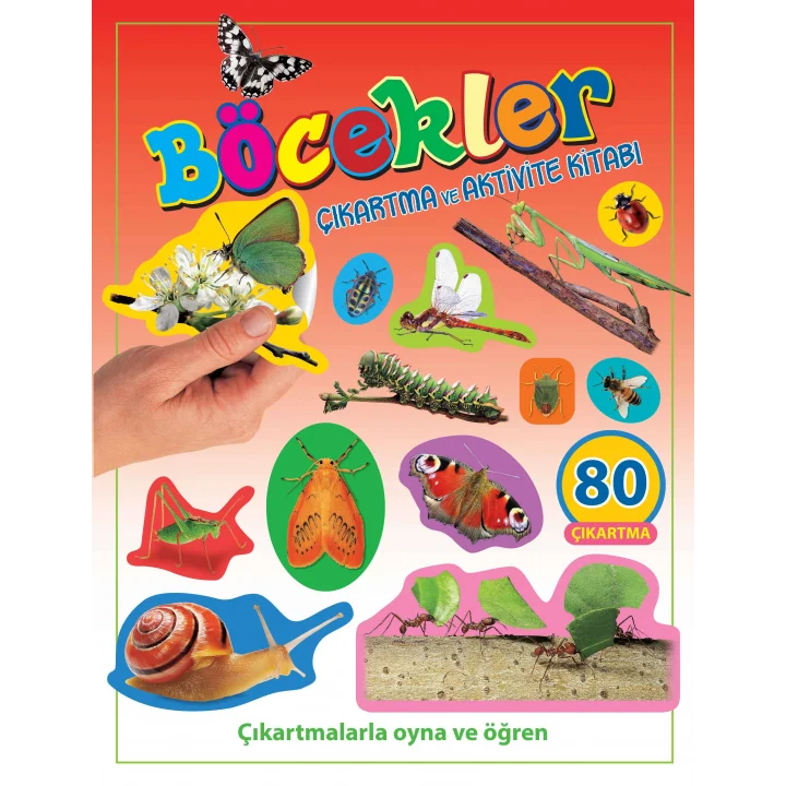 Böcekler - Çıkartma ve Aktivite Kitabı