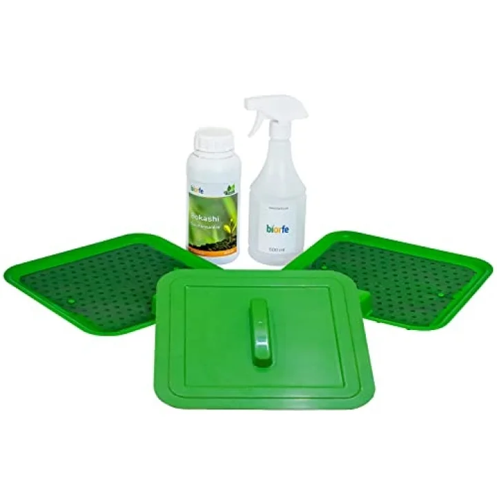 Bokashi Kompost Kovası 500 ml Sıvılı Set 18 Litre – 18SGL