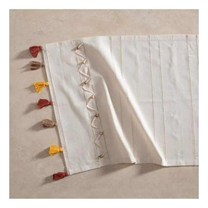 BONCUK PONPONLU RUNNER 50X130 CM