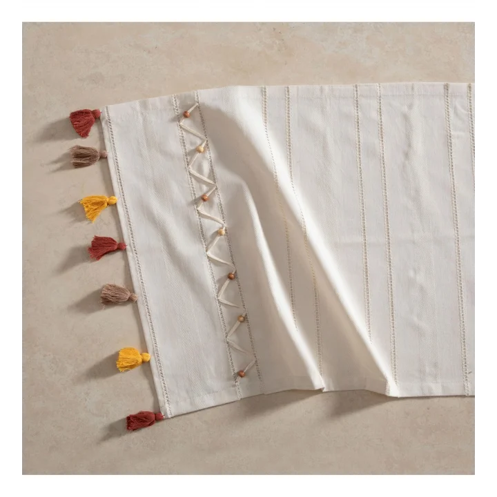 BONCUK PONPONLU RUNNER 50X130 CM