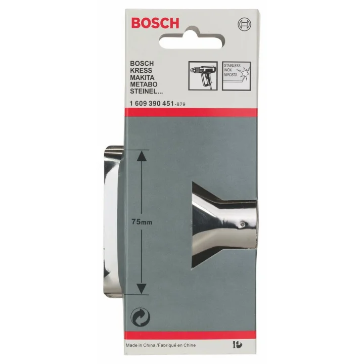 Bosch Professional Accessories 1609390451 aksesuarı Flaechenduesen 75 mm, 33,5 mm