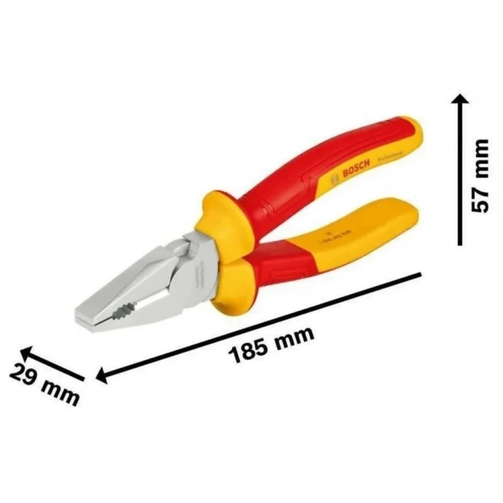 Mey İthalat® Bosch Profesyonel İzoleli Pense 180 mm