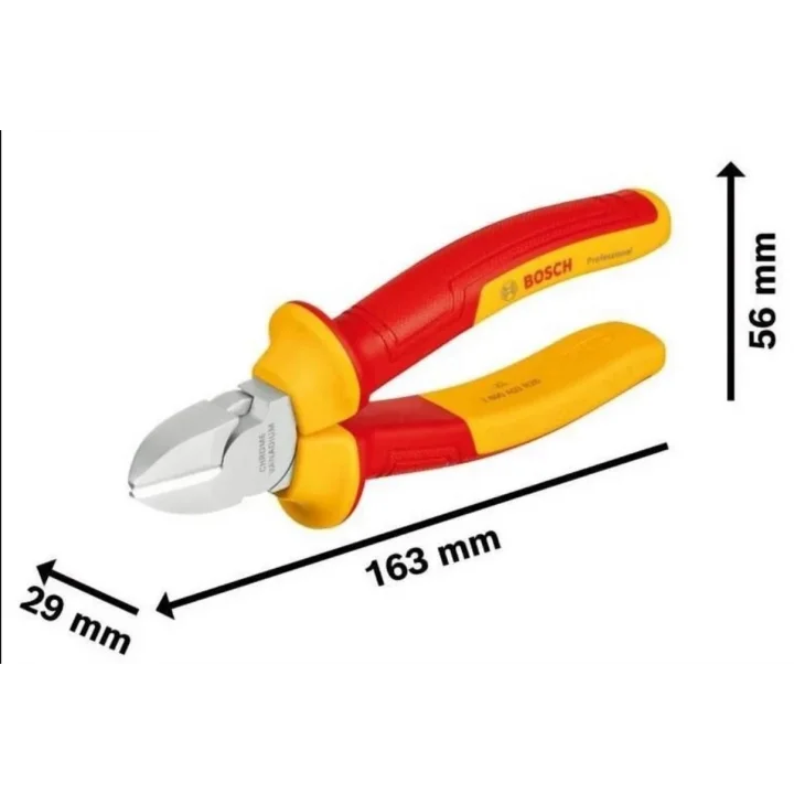 Mey İthalat® Bosch Profesyonel İzoleli Yan Keski 160 mm