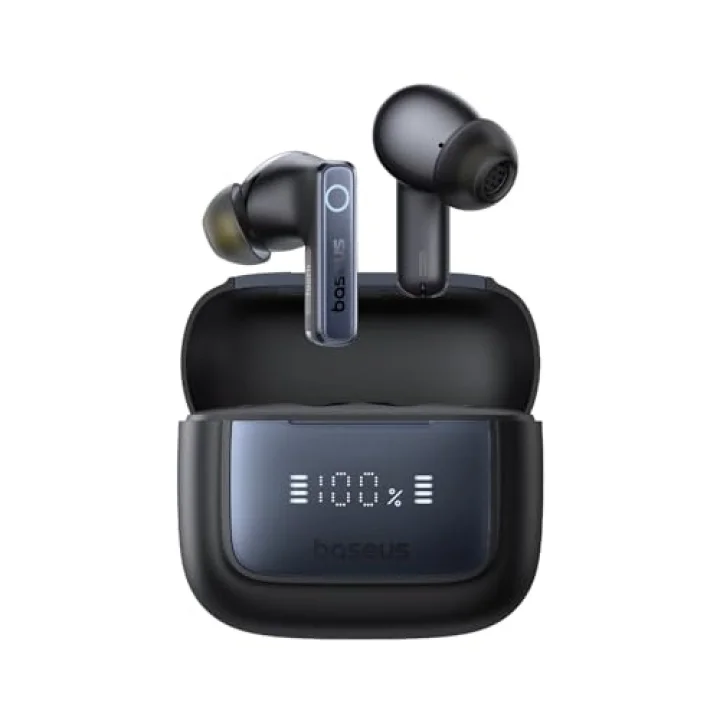 Bowie 35 TWS Bluetooth Kulak İçi Kulaklık, 50 dB ANC, 6 Mikrofon ENC, 65 Saate Kadar Pil Ömrü, IPX4, Siyah