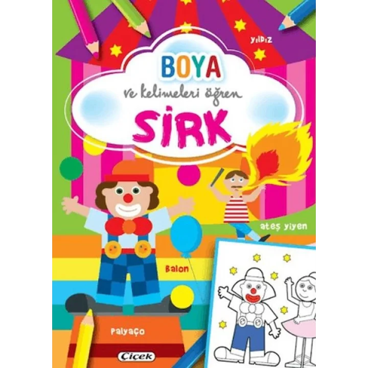 Boya ve Kelimeleri Öğren - Sirk