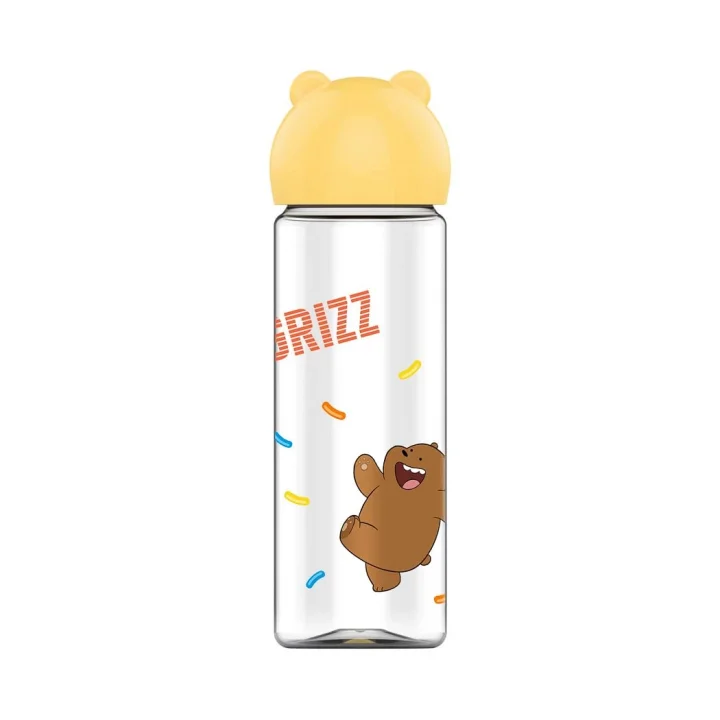 Boz Ayı Lisanslı Figür Kapaklı Plastik Şişe (500Ml)