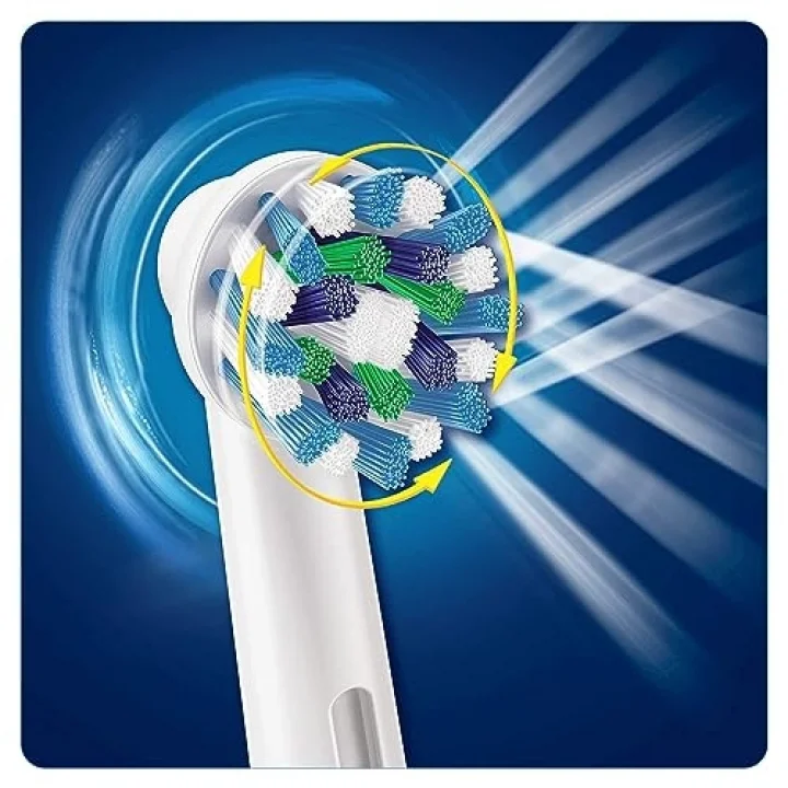 Braun CrossAction Yedek Fırça Başlığı, 4 Adet