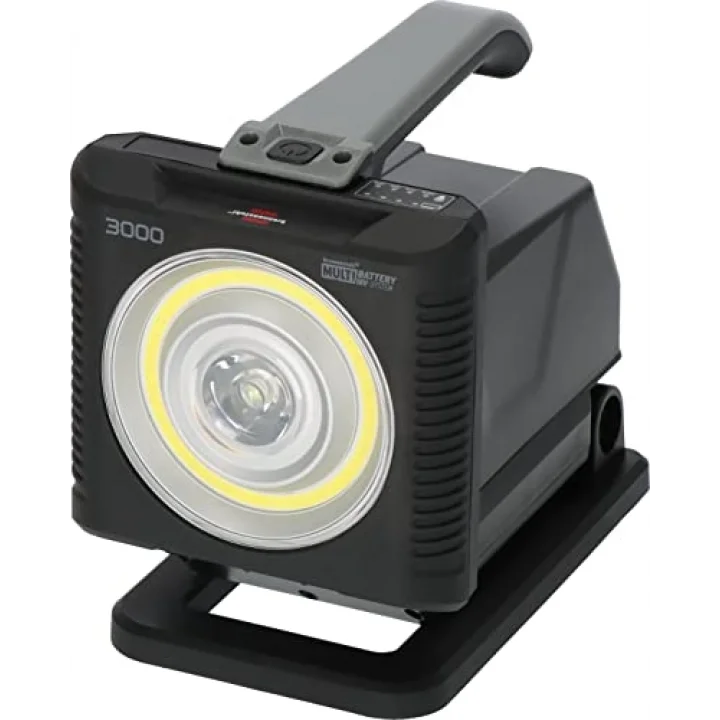 Brennenstuhl Profesyonel Serisi Multi Battery 20 Watt 18 Volt Tüm Bataryalarla Uyumlu IP54 Lisanslı 1140+2160 Lümen Işık Gücüne Sahip Led Projektör