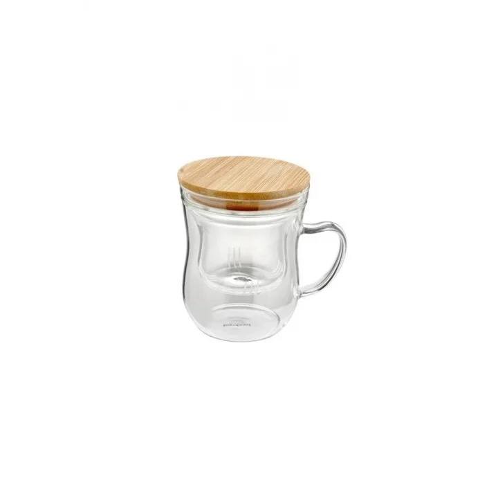 Brew - Süzgeçli Cam Çay Bardağı 400ml