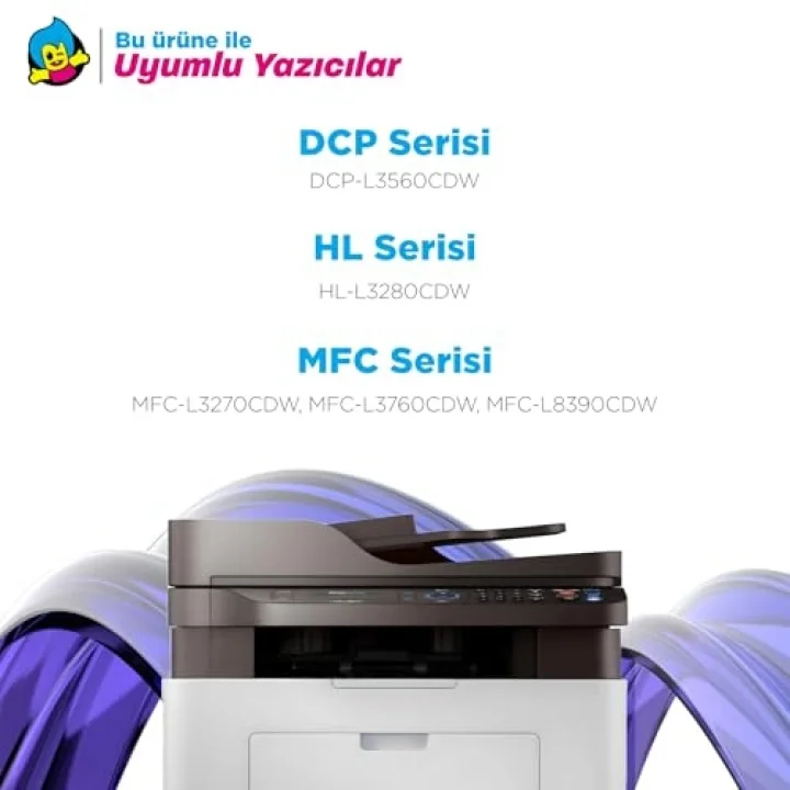 Brother Uyumlu MFC-L3270CDW Muadil Toner Set- Çipli /TN-279XL