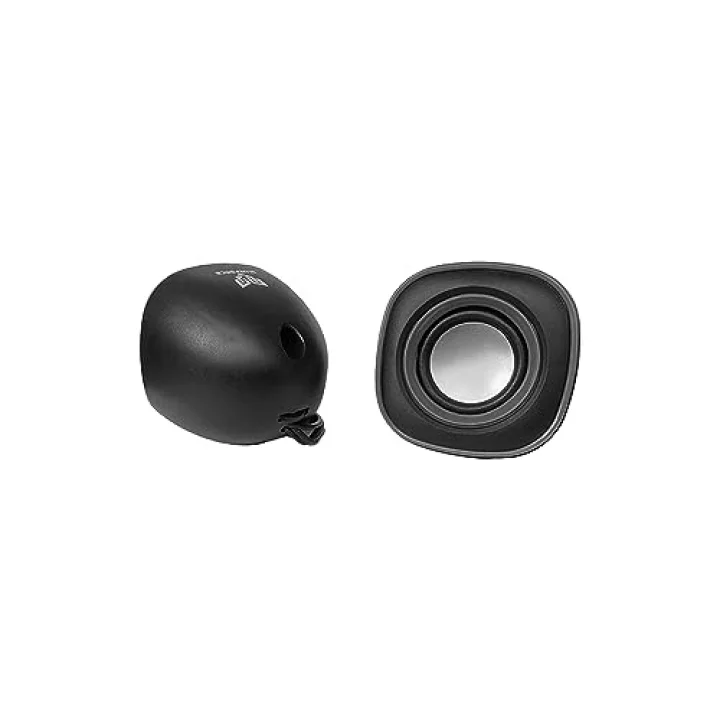 BS-10 Kablolu USB Multimedya 6W 1+1 Speaker Mini Hoparlör Siyah Pc Laptop Uyumlu