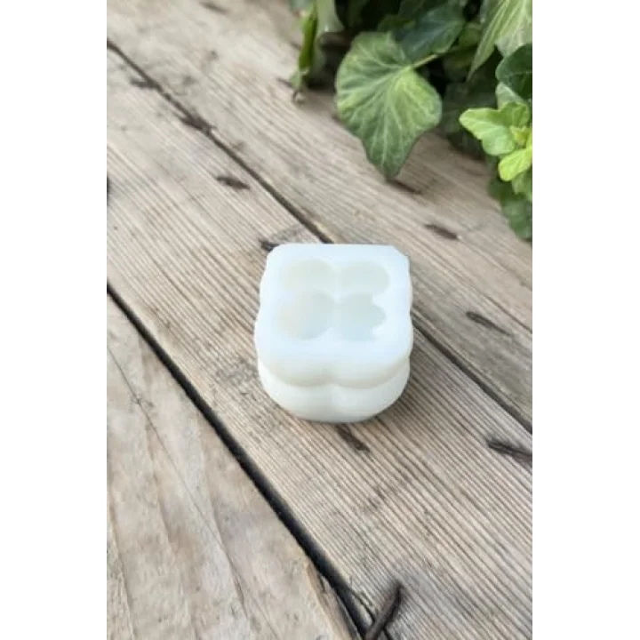 Bubble Küp Mini Tekli Mum Kalıbı (Silikon) 1 Adet