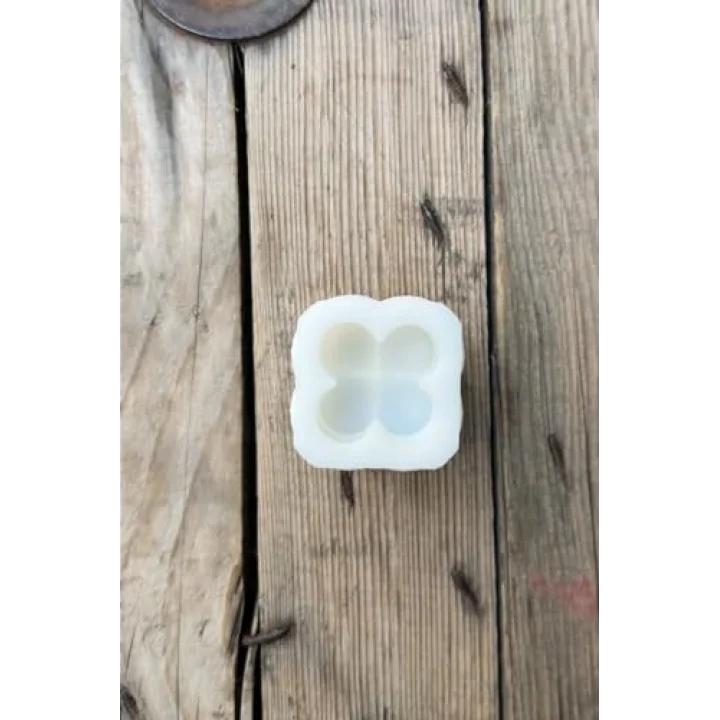 Bubble Küp Mini Tekli Mum Kalıbı (Silikon) 1 Adet
