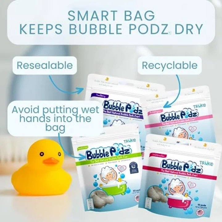 Bubble Podz Vanilya Kokulu Banyo Köpüğü - 10 adet