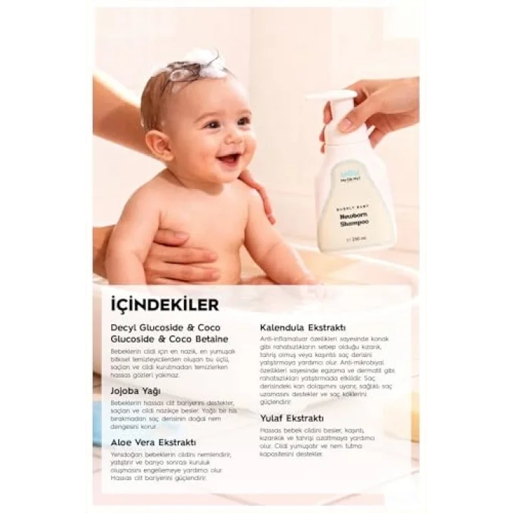 Bubbly Baby | Yenidoğan Köpük Bebek Şampuanı
