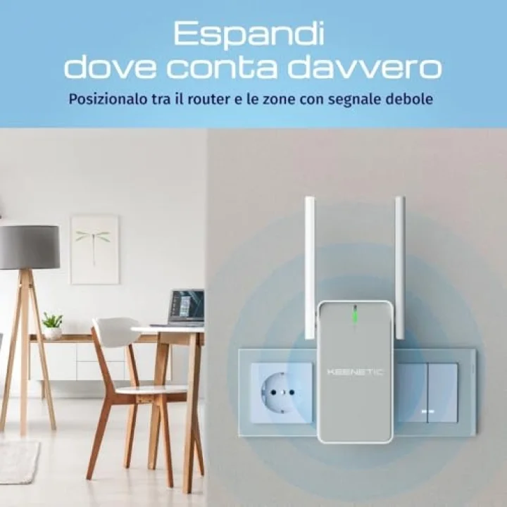 Buddy 4 N300 Menzil Genişletici Wi-Fi Mesh Repeater Range Extender Access Point KN-3211