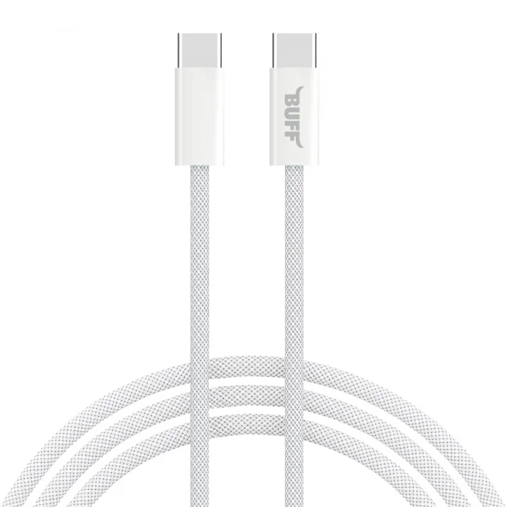 Buff Bl74 Örgülü 60W 1.2M Data Ve Şarj Kablosu, Bükülmeye Dayanıklı, Hızlı Şarj, Type-C To Type-C