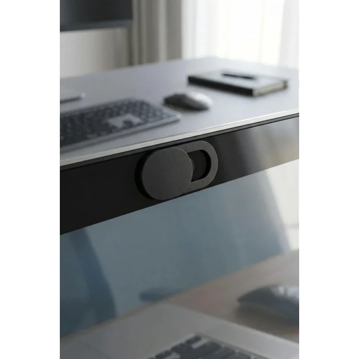 Buffer 3lü Webcam Kapatıcı, Laptop Tablet ve Telefon Uyumlu, Plastik, Siyah