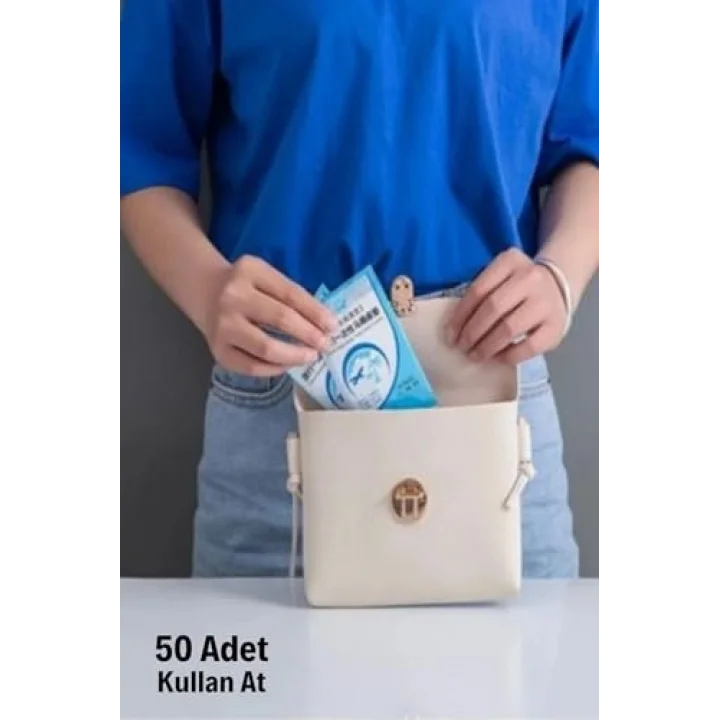 Buffer 50 Adet Kullan At Pratik Kullanımlı Hijyenik Klozet Kapağı Poşeti
