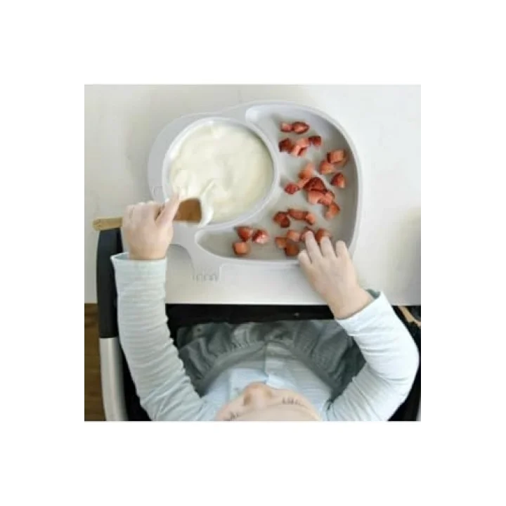 Buffer Bebek Ve Çocuk Için Sevimli Fil Model Desenli Yemek Bebek Mama Kabı Bölmeli Tabak NN22YT2307