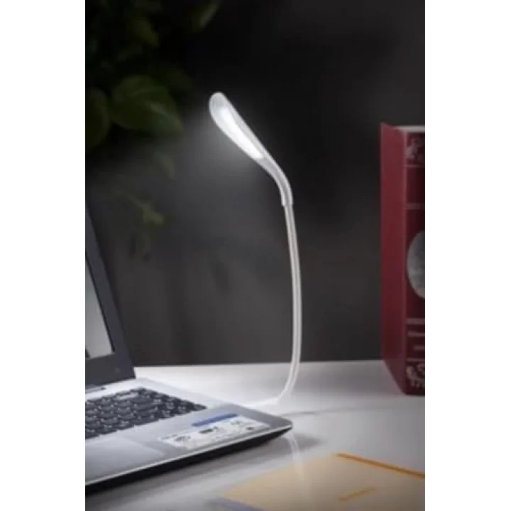 Buffer USB Girişli 14 Ledli 3 Kademeli Dokunmatik Masa/Kitap Okuma Lambası Ledi Beyaz