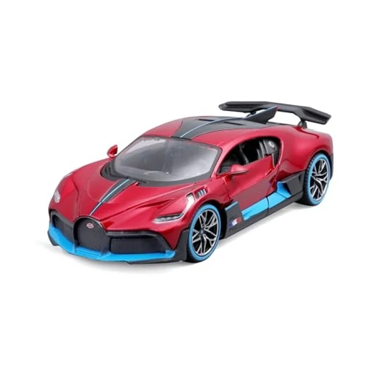Bugatti Divo: Model araba, 1:24 ölçeğinde, hareketli kapılar, kırmızı (531526R)