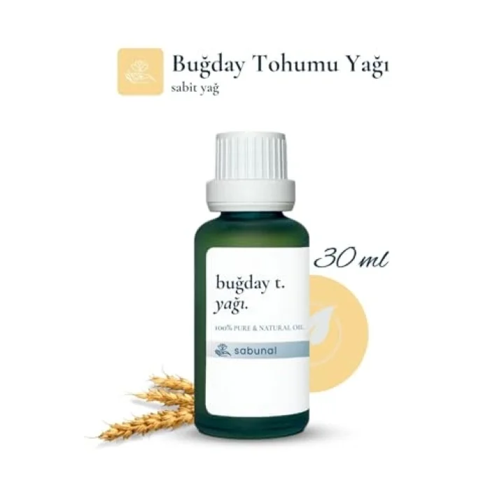 Buğday Tohumu Yağı 30 ml - Yoğun Nem Destekli Selülit Karşıtı Doğal Yağ