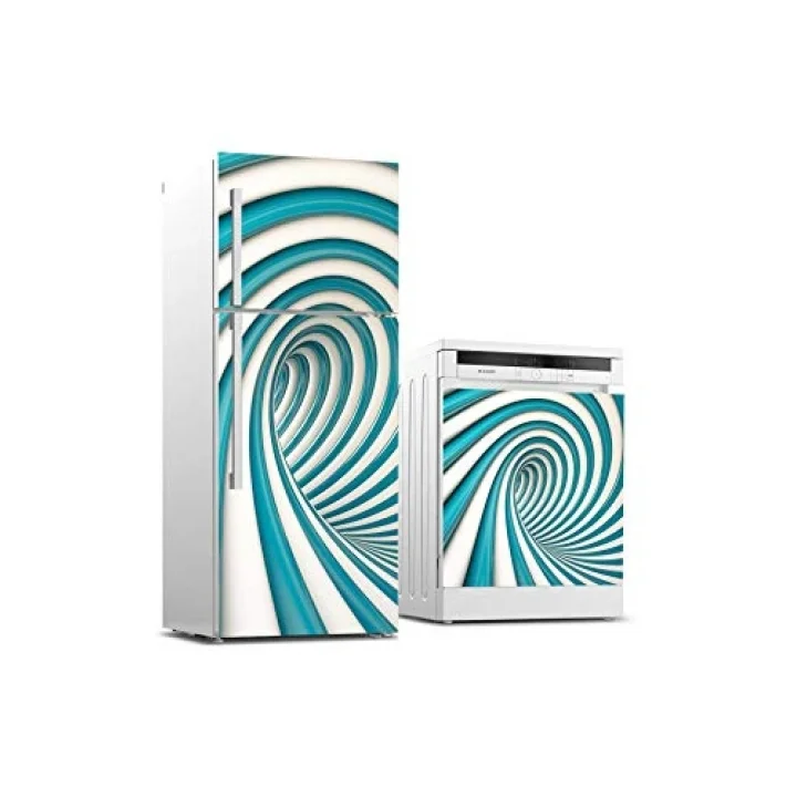 Buzdolabı ve Bulaşık Makinası Beyaz Eşya Sticker Kaplama 3D Dönence
