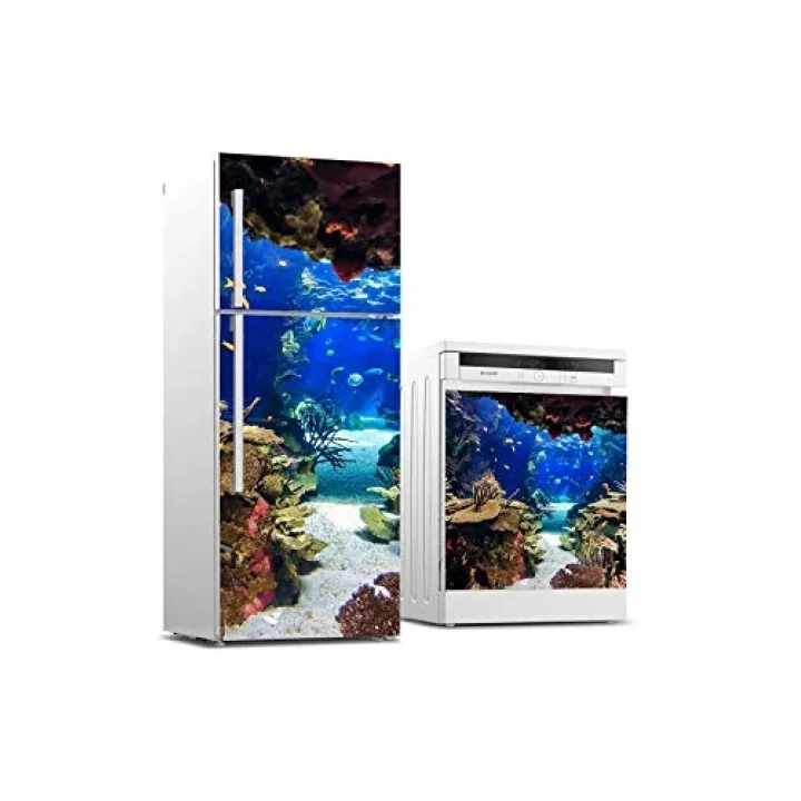 Buzdolabı ve Bulaşık Makinası Beyaz Eşya Sticker Kaplama Denizaltı